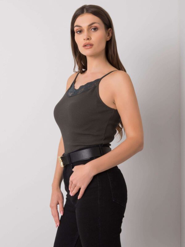 Тъмносив Рипсен Топ Armine - RELEVANCE - Image 2