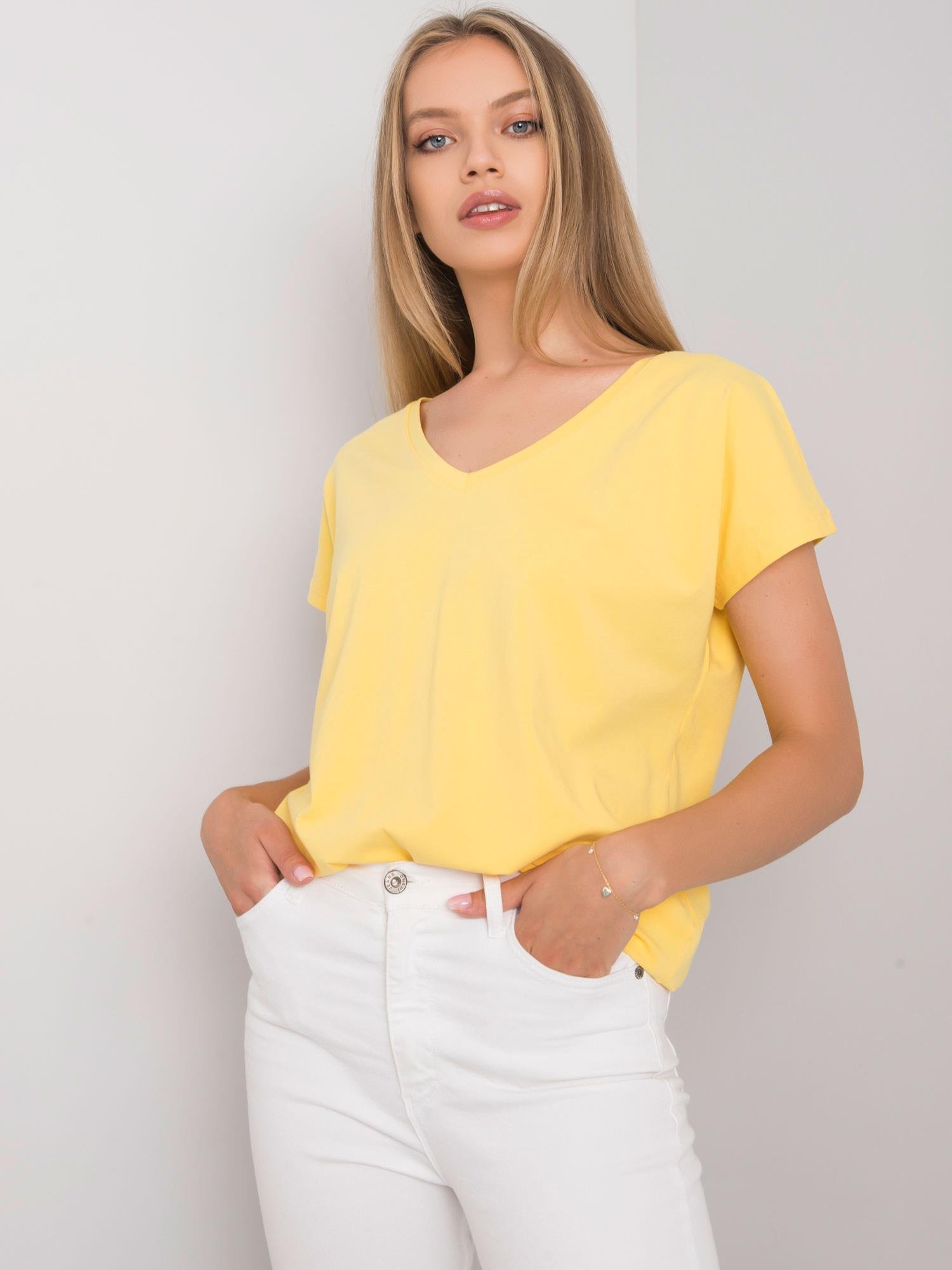 Жълта тениска Emory - BASIC FEEL GOOD - Image 2
