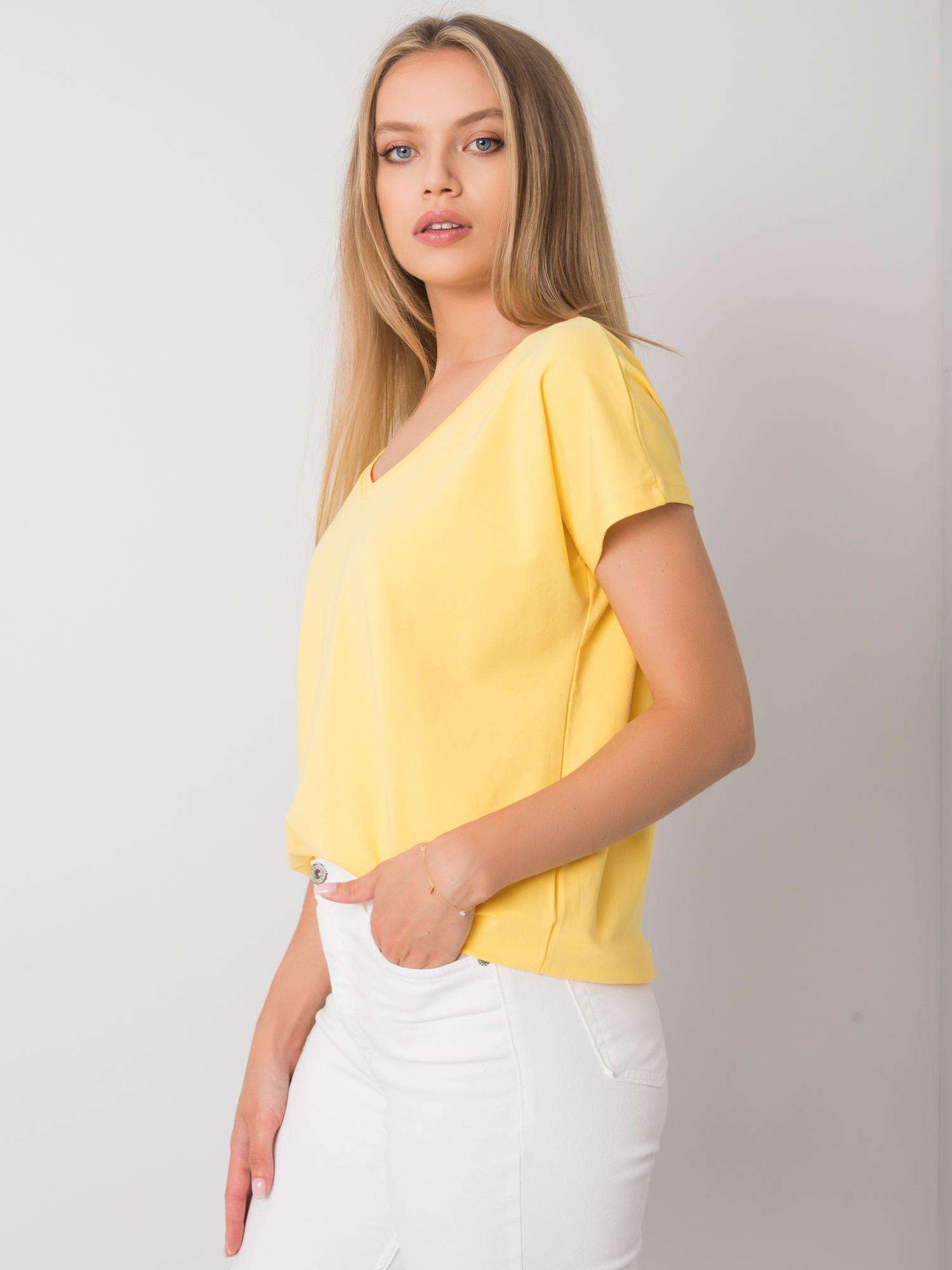 Жълта тениска Emory - BASIC FEEL GOOD - Image 4