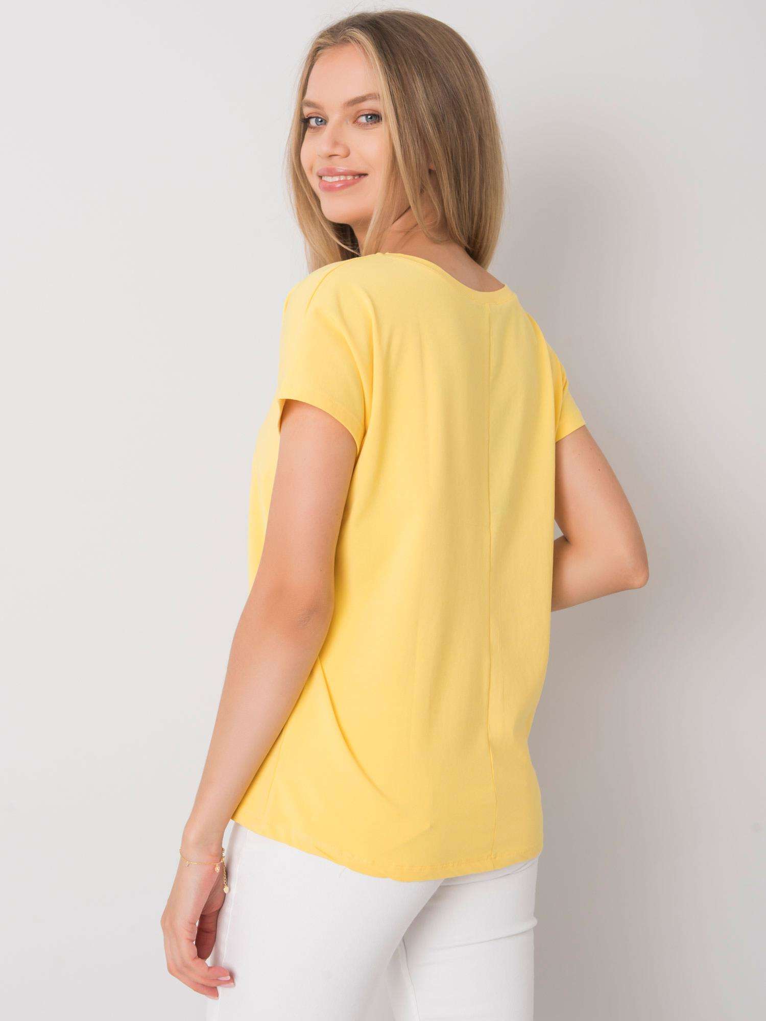 Жълта тениска Emory - BASIC FEEL GOOD - Image 5