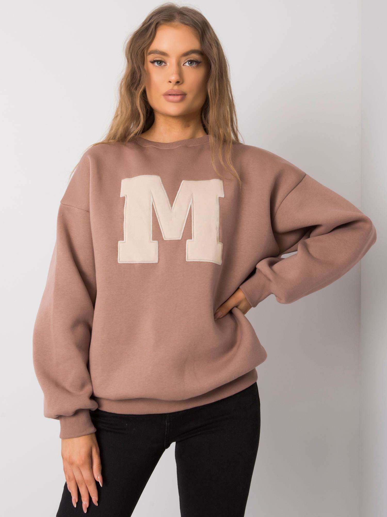 Тъмно Бежова Памучна Блуза Armelle - Ex Moda - Image 2