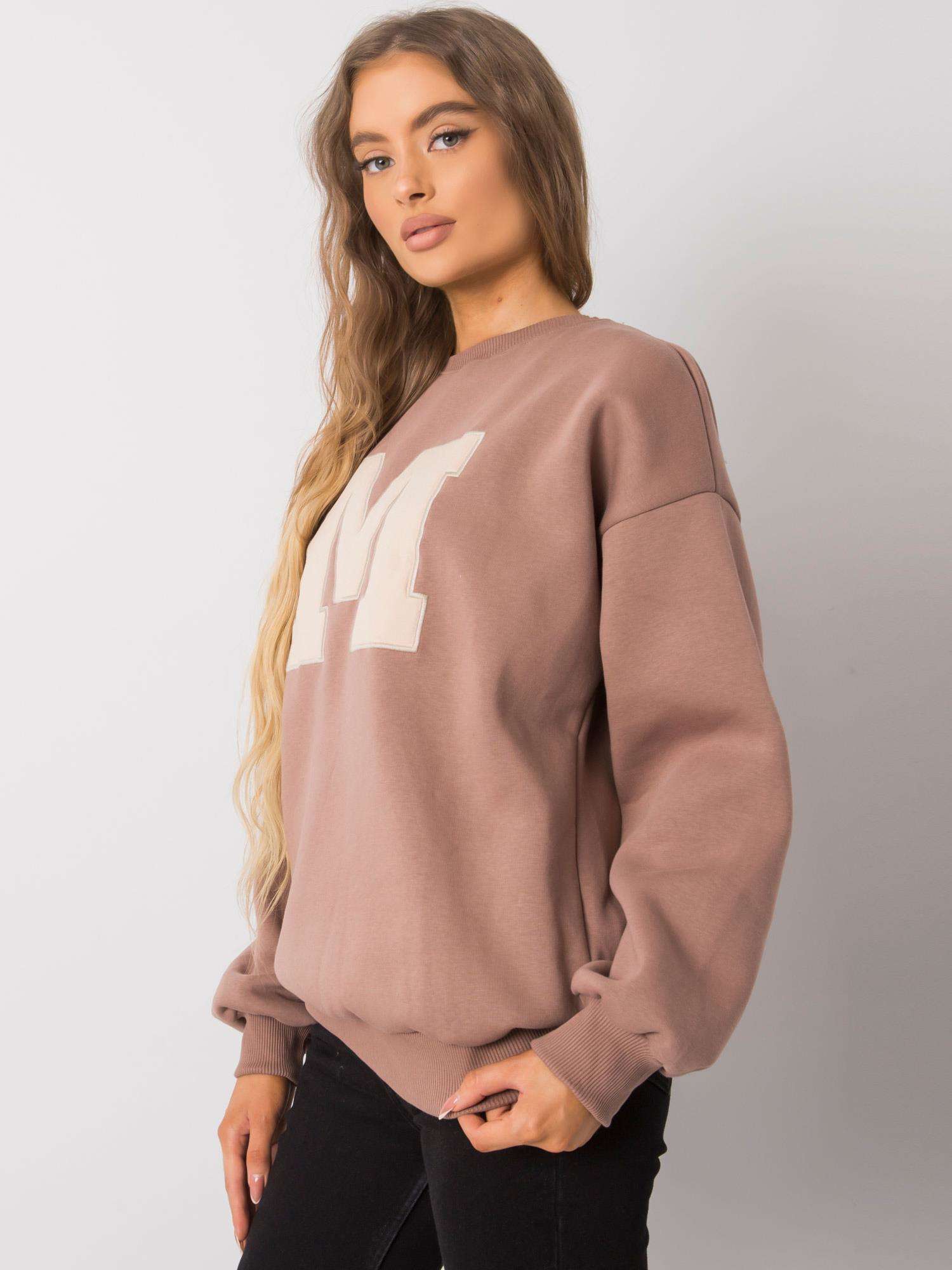 Тъмно Бежова Памучна Блуза Armelle - Ex Moda - Image 3