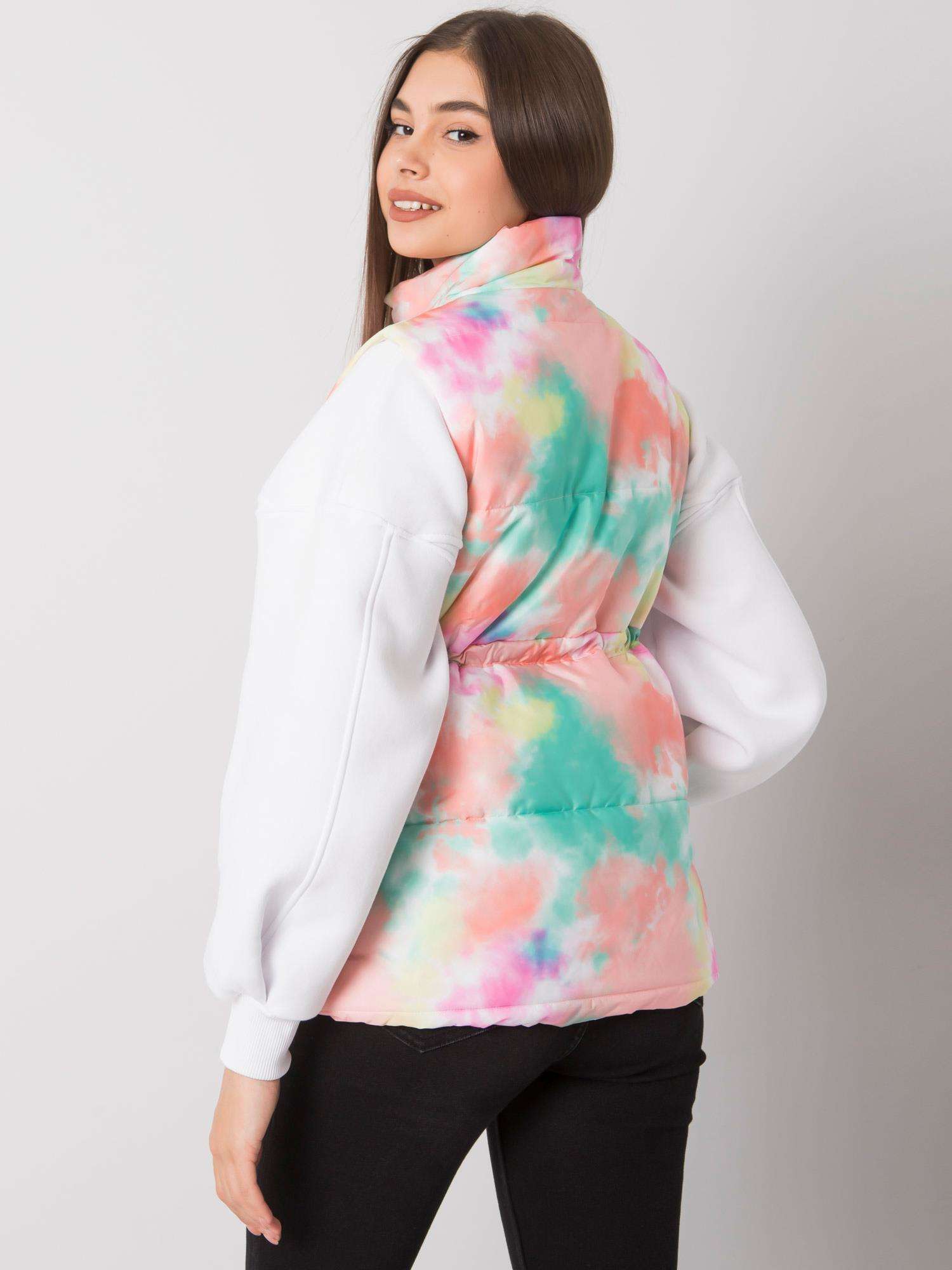 Зелено-оранжев Жилетка Loie ITALY MODA - Image 4