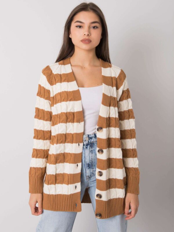 Раиран Кардиган Camel Cream Lamia - SHOP SMILE - Image 2