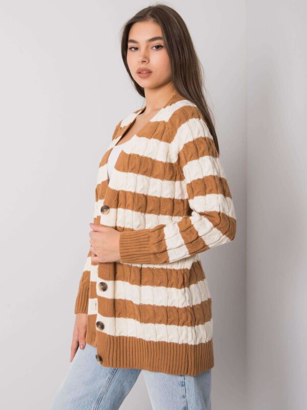 Раиран Кардиган Camel Cream Lamia - SHOP SMILE - Image 3