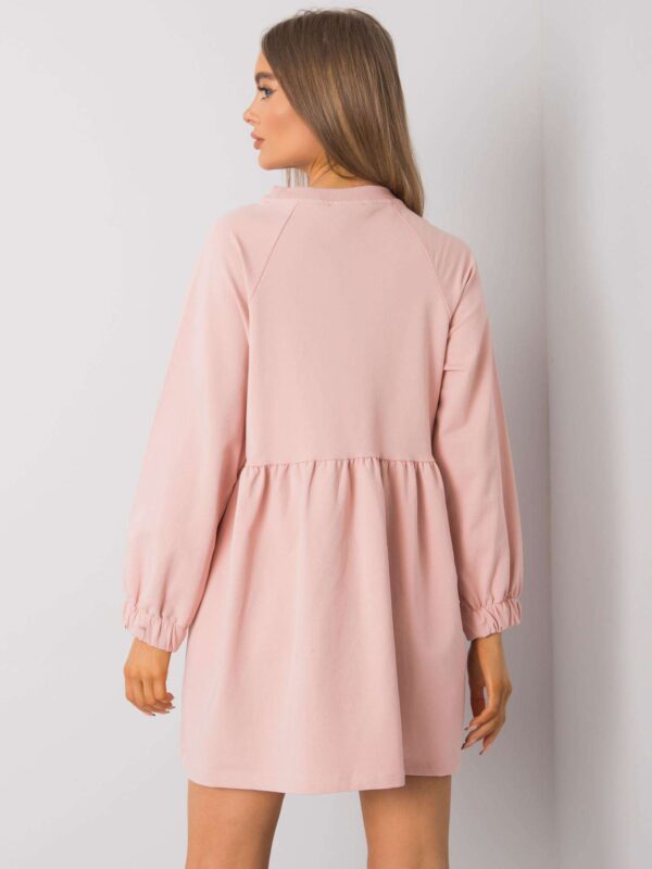 Рокля Bellevue Dirty Pink Дълъг Ръкав - Image 3