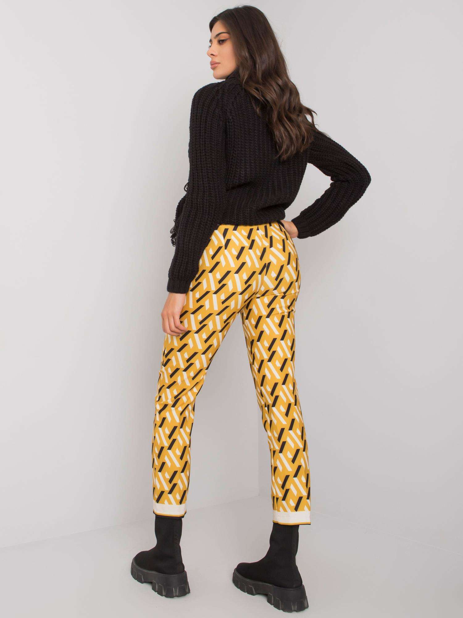 Черно-жълти панталони Dorchester - SHOP SMILE - Image 3