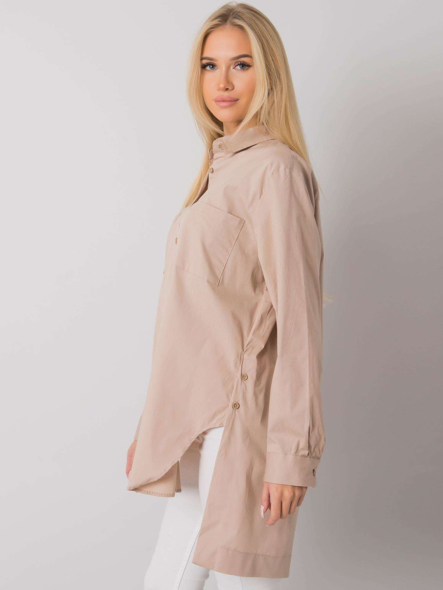 Бежова Риза с Цепки Amersham - Ex Moda - Image 3