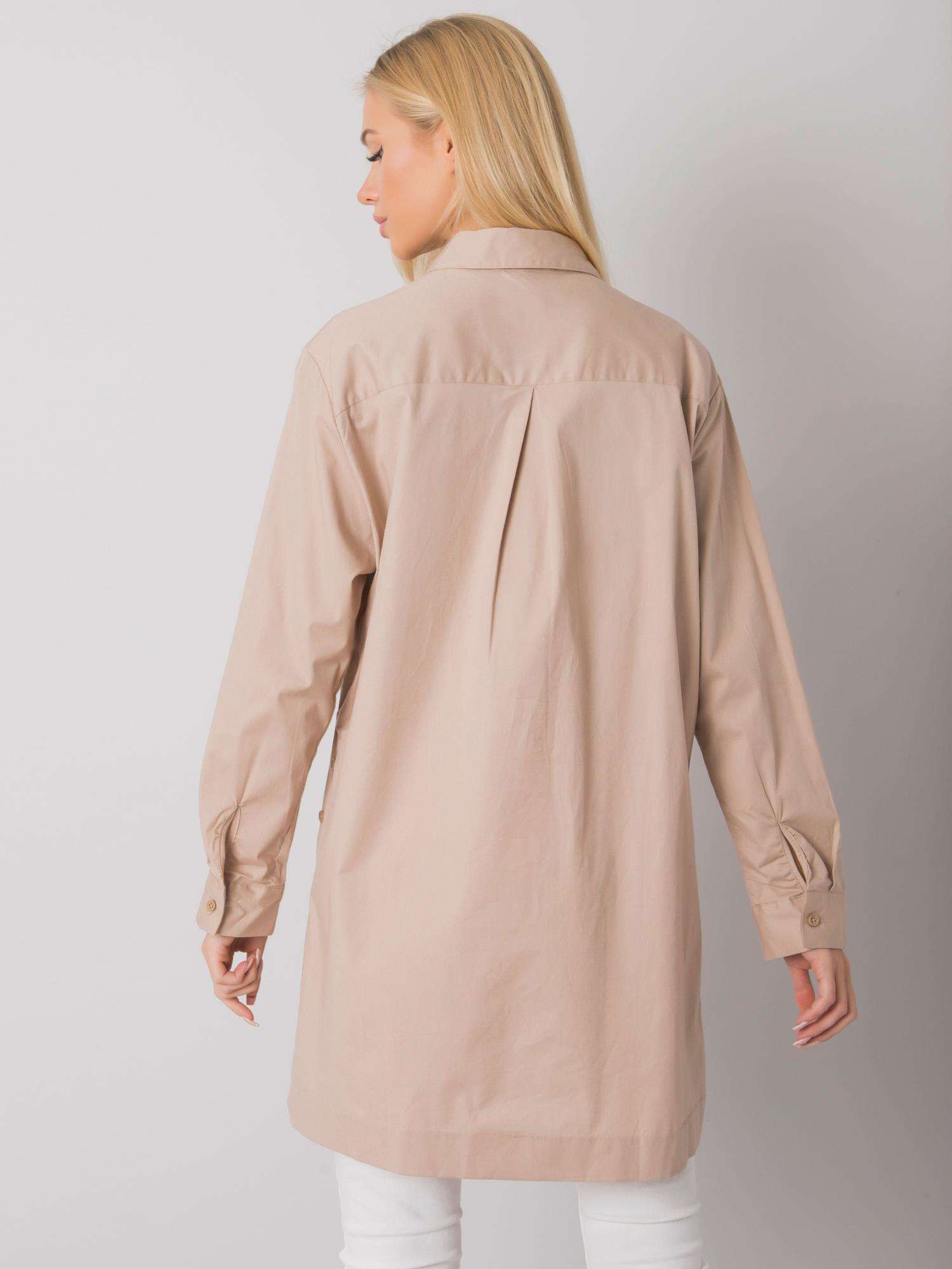 Бежова Риза с Цепки Amersham - Ex Moda - Image 4