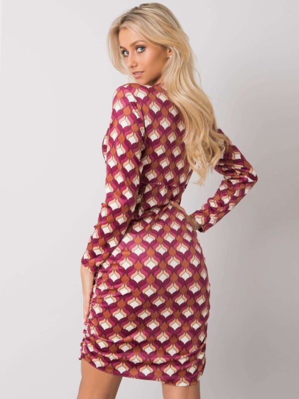Рокля Dirty Pink Velour Montilla - ITALY MODA - Image 4