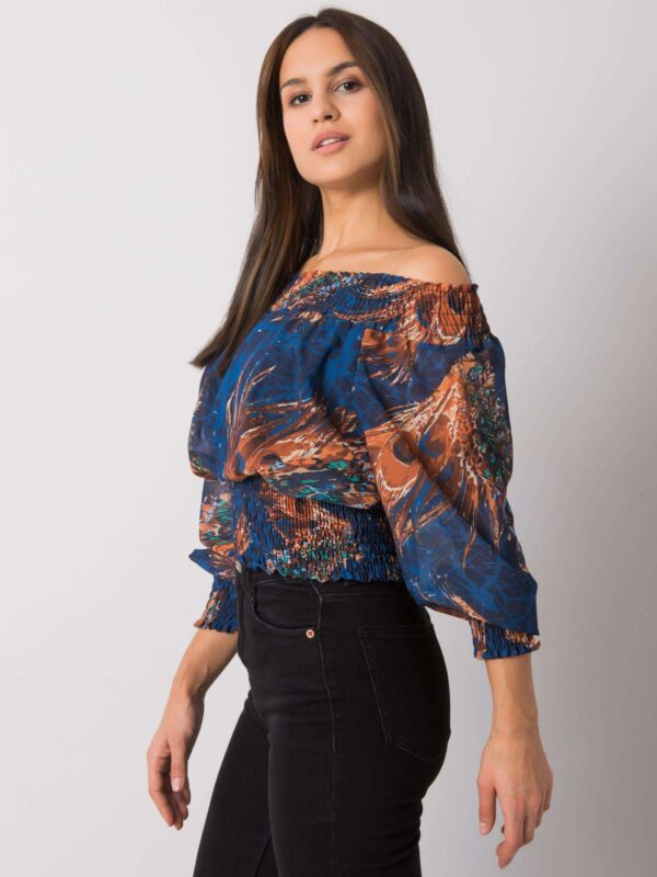 Тъмносиня Дамска Блуза Nanterre - ITALY MODA - Image 3