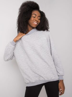 Сива Ватирана Блуза Chloe - BASIC FEEL GOOD