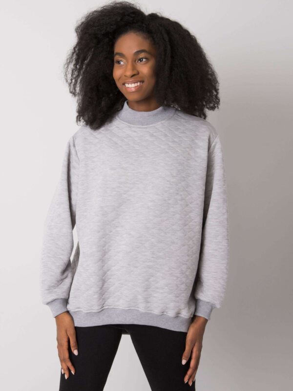 Сива Ватирана Блуза Chloe - BASIC FEEL GOOD - Image 2