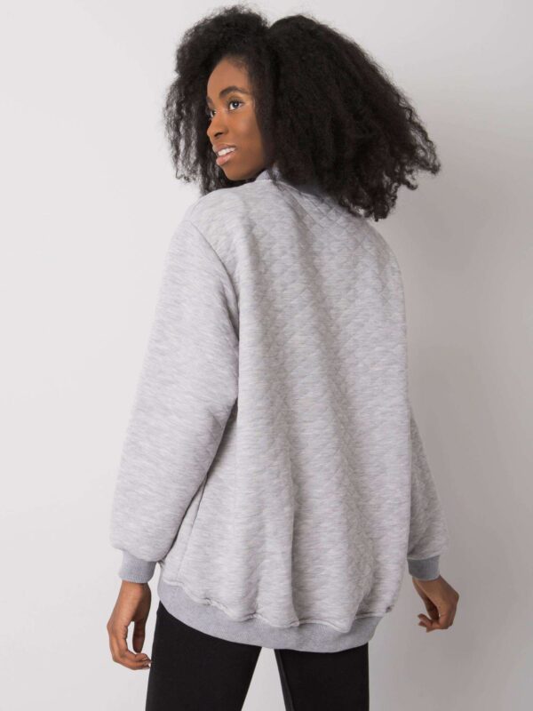 Сива Ватирана Блуза Chloe - BASIC FEEL GOOD - Image 4