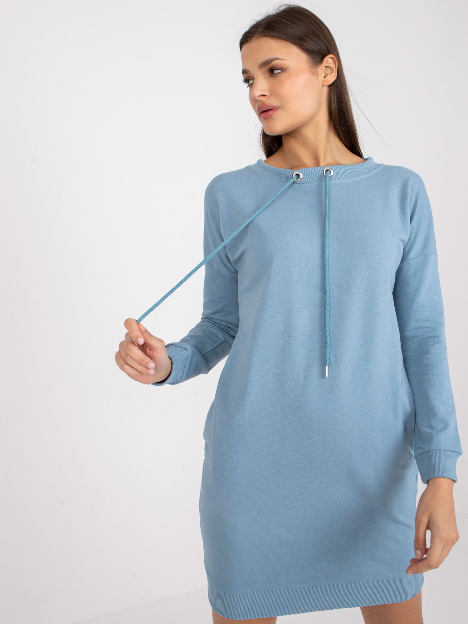Спортно-Елегантна Рокля Dirty Blue BASIC FEEL GOOD - Image 5
