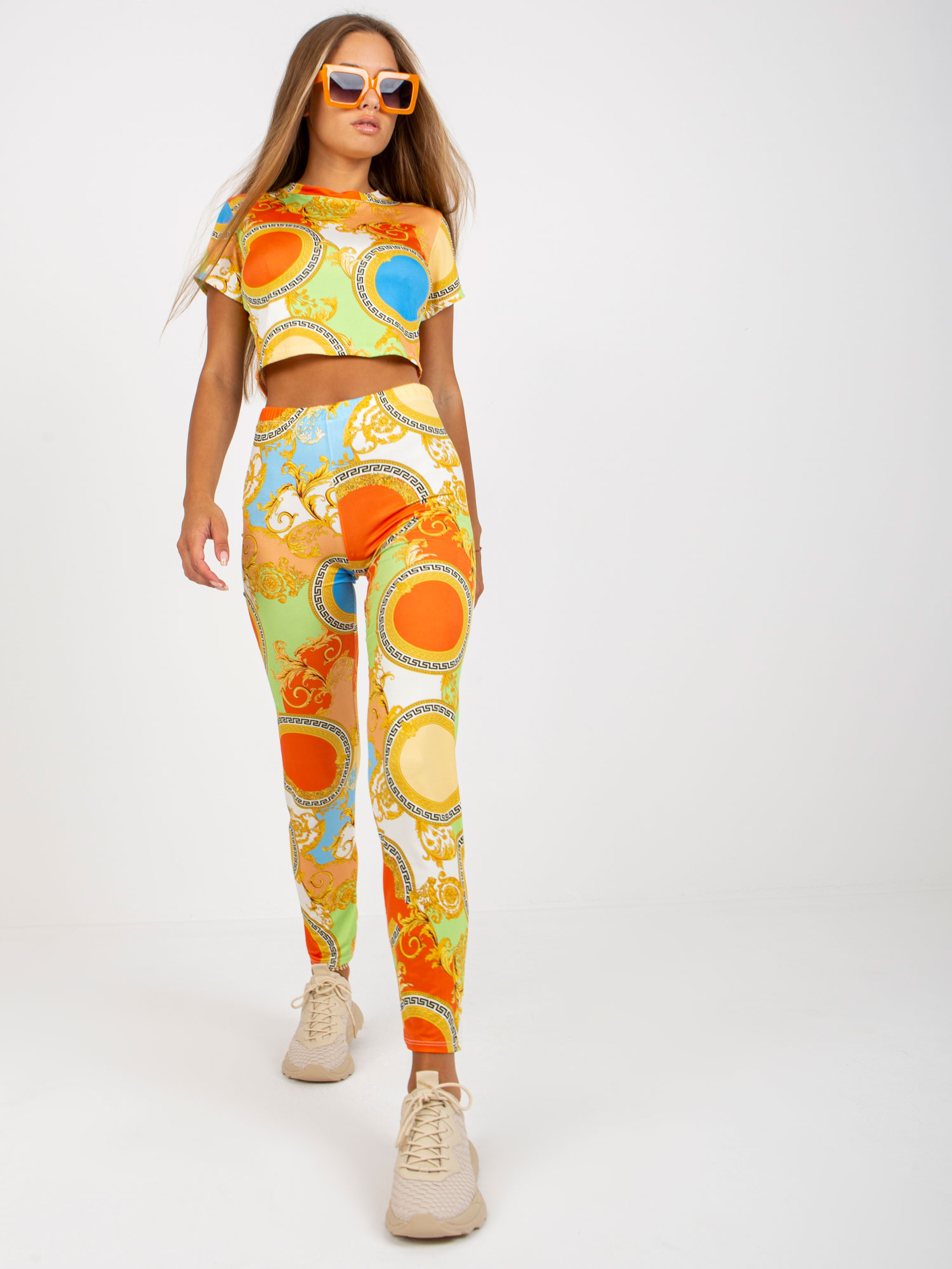 Оранжев Комплект с Топ ITALY MODA - Image 3