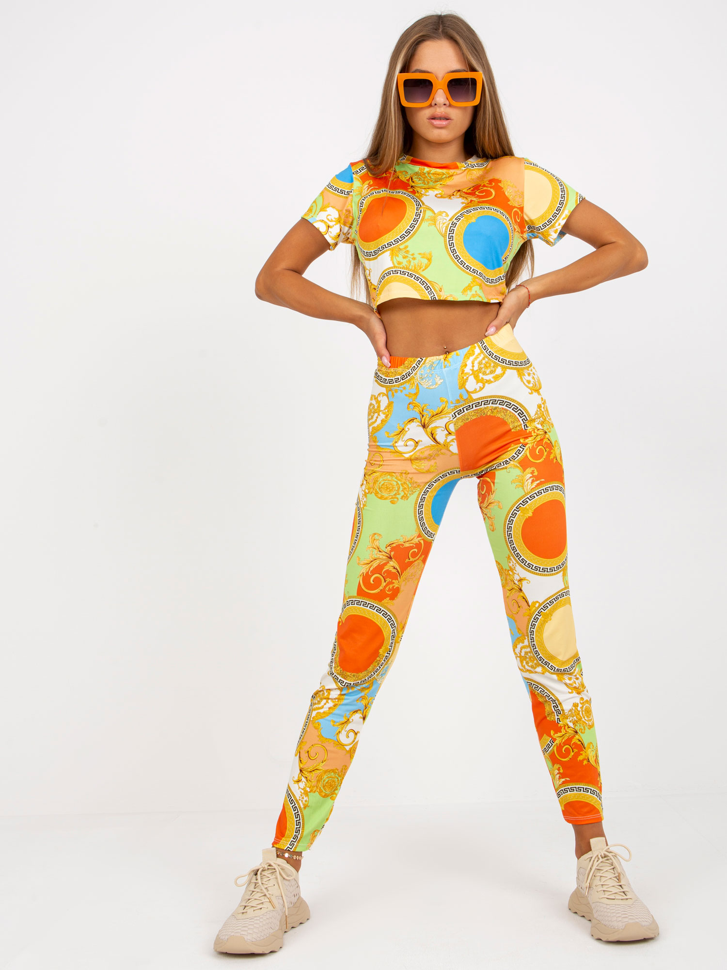 Оранжев Комплект с Топ ITALY MODA - Image 4