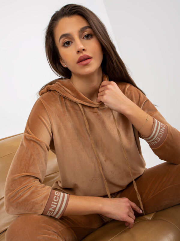 Комплект Камилски Велур от Вискоза RELEVANCE - Image 3