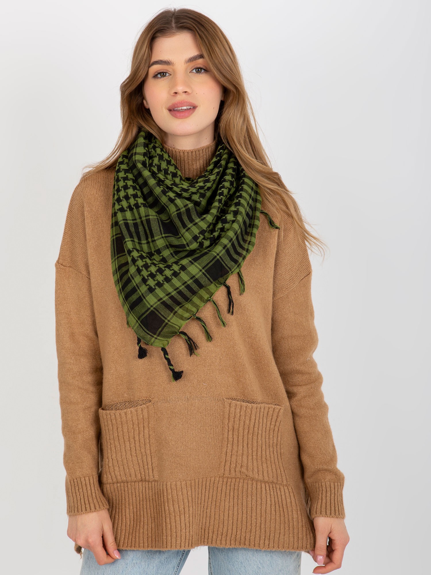Черно-зелена Арафатка с Ресни - SHOP SMILE - Image 2