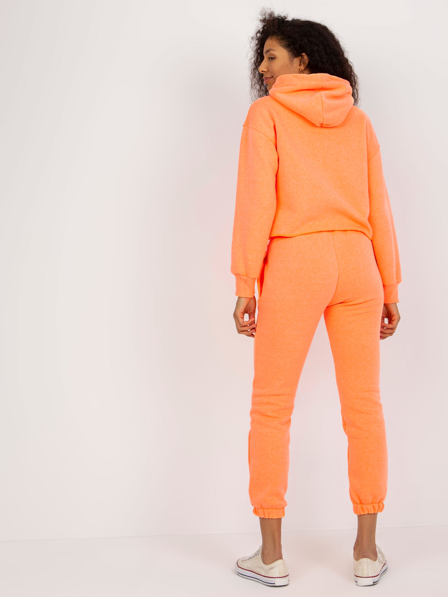 Оранжев Комплект Суитшърт с Принт Laraina - Ex Moda - Image 5