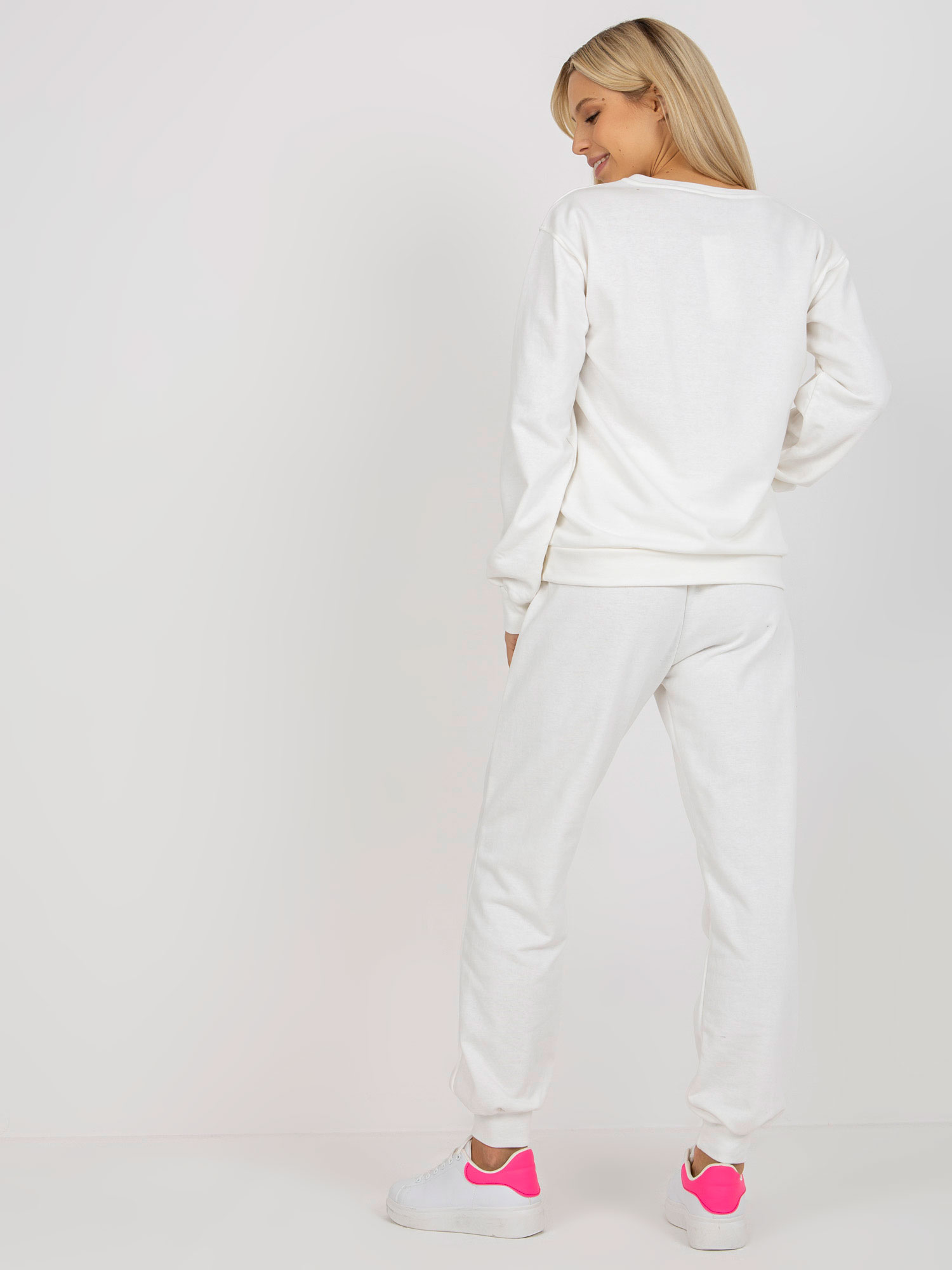Елегантен Екрю Комплект Анцуг с Бродерия Ex Moda - Image 3