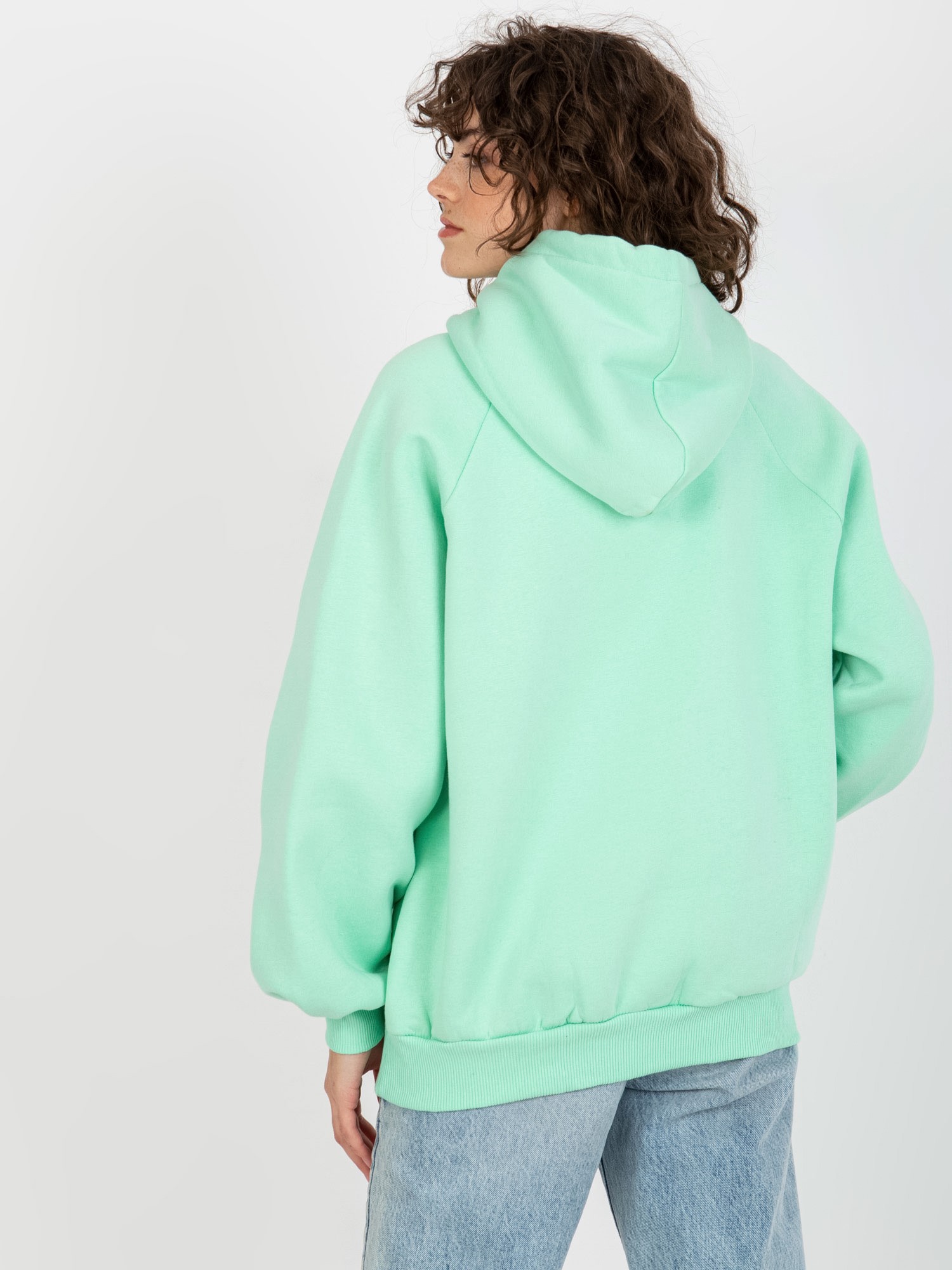 Ментов Суитшърт Oversize с Принт Кенгуру - Ex Moda - Image 4