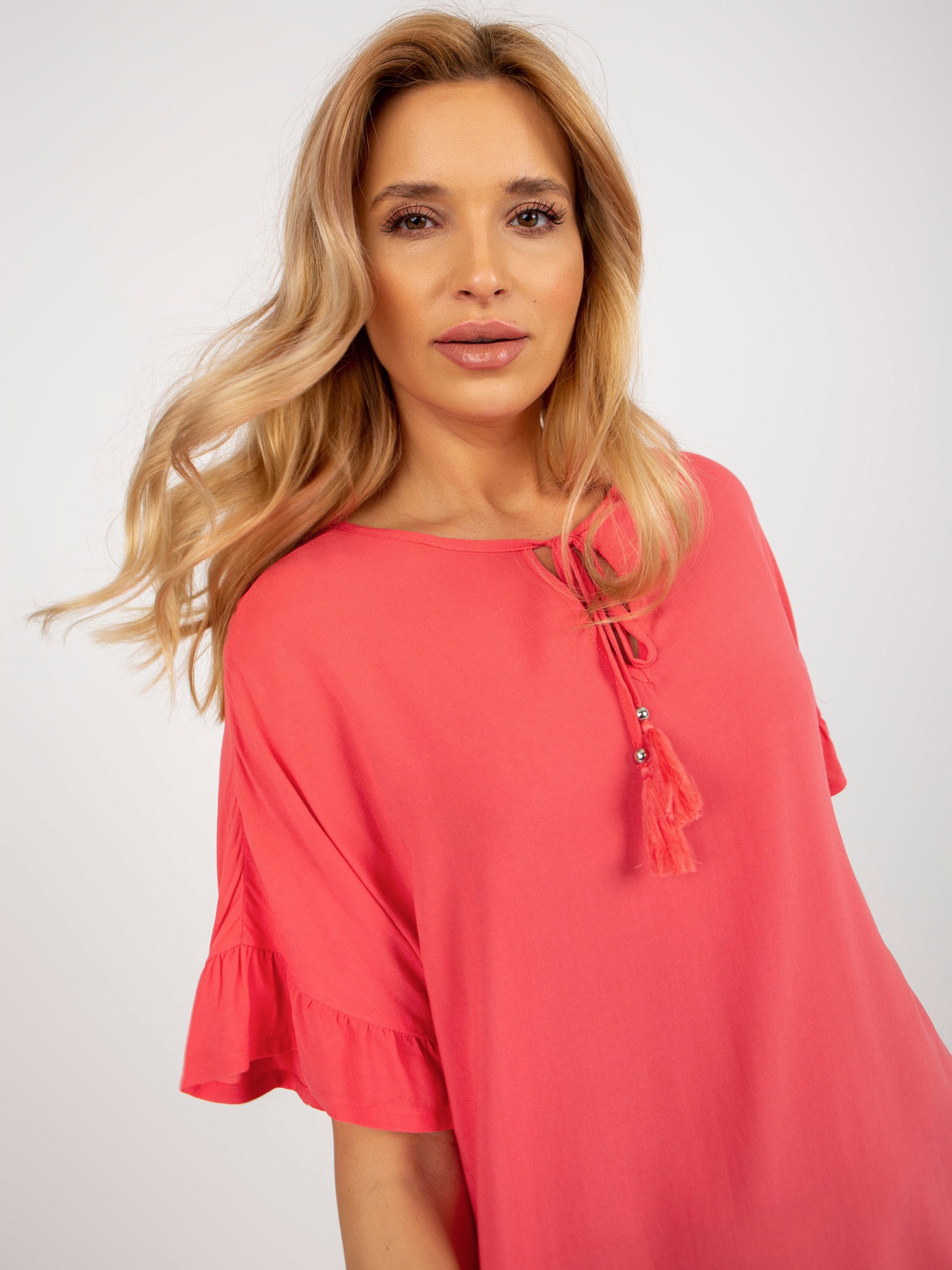 Коралова Рокля Sindy SUBLEVEL с Волан - Image 5