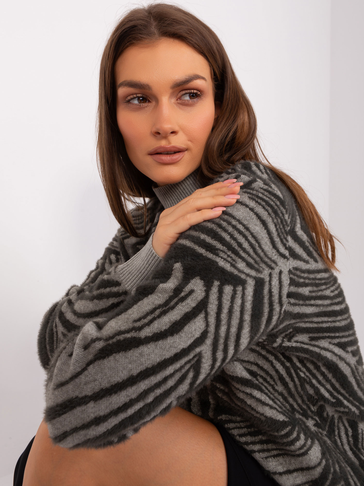 oversized пуловер Wool Fashion Italia - Image 2