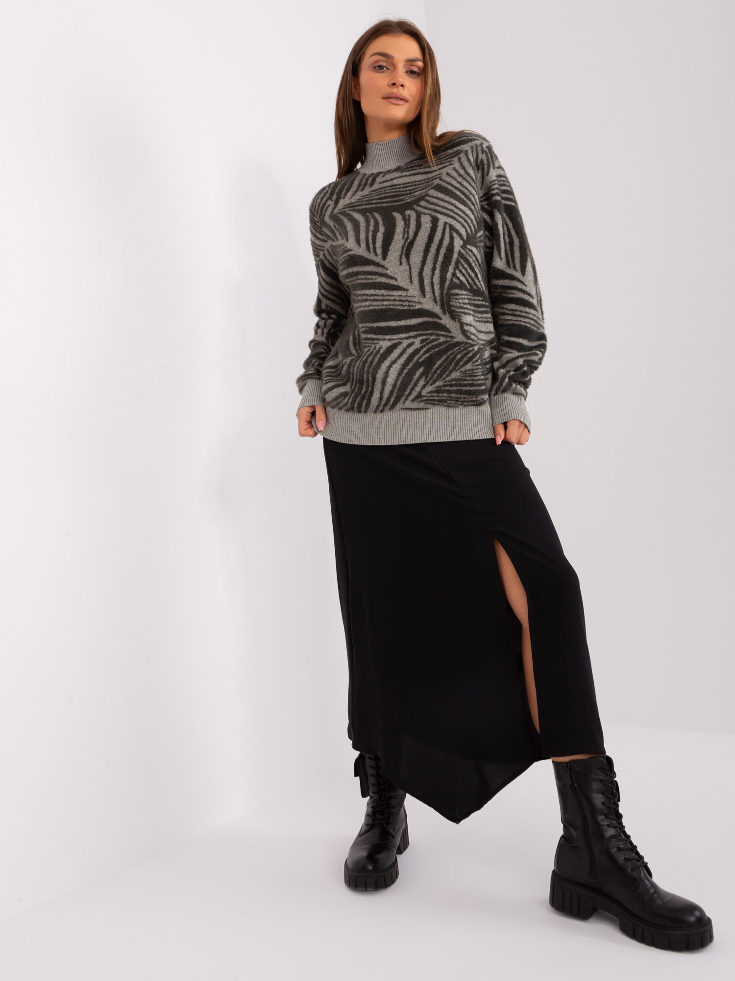 oversized пуловер Wool Fashion Italia - Image 3