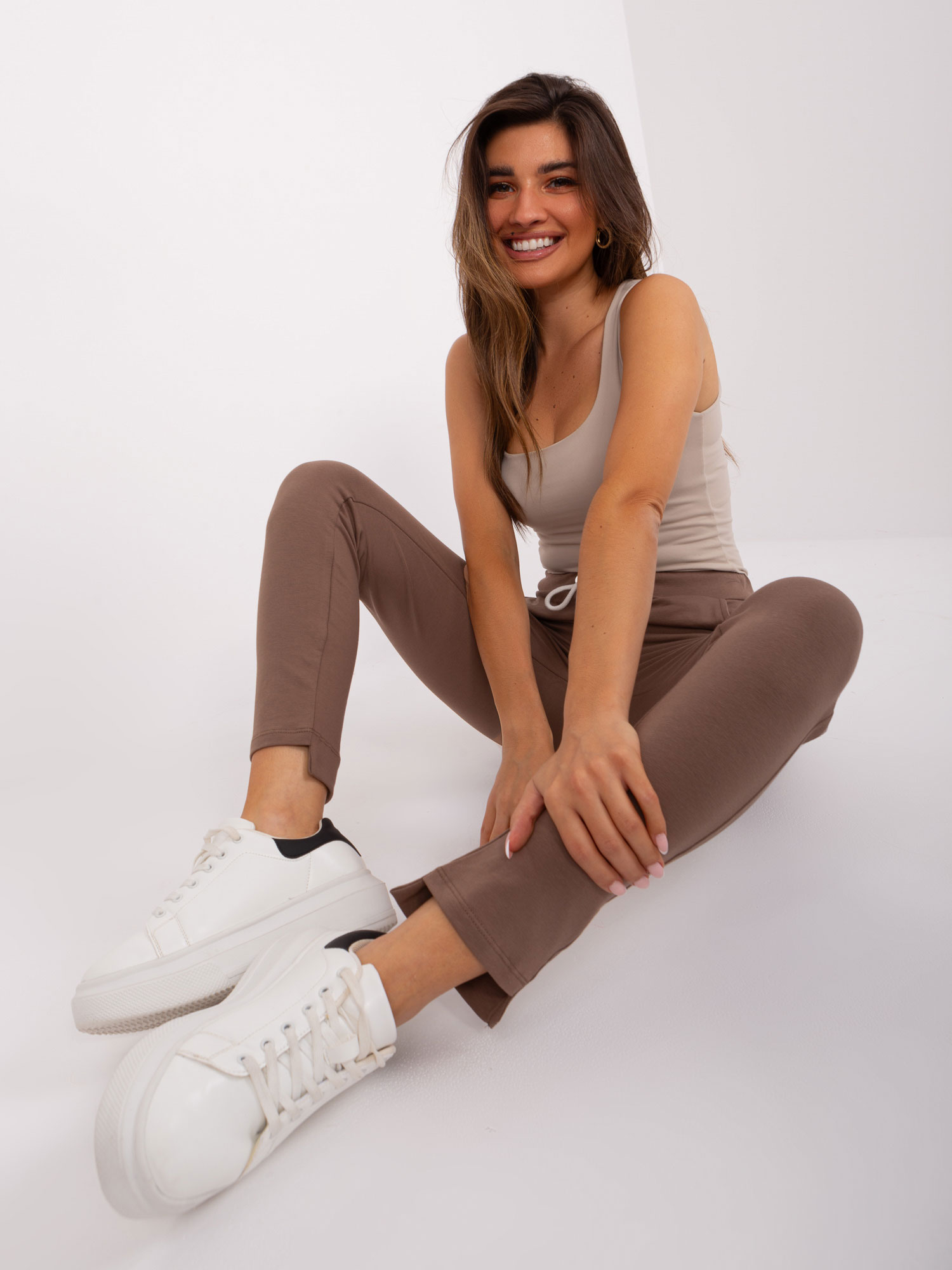 Кафяв Спортен Панталон Slim Fit RELEVANCE - Image 3