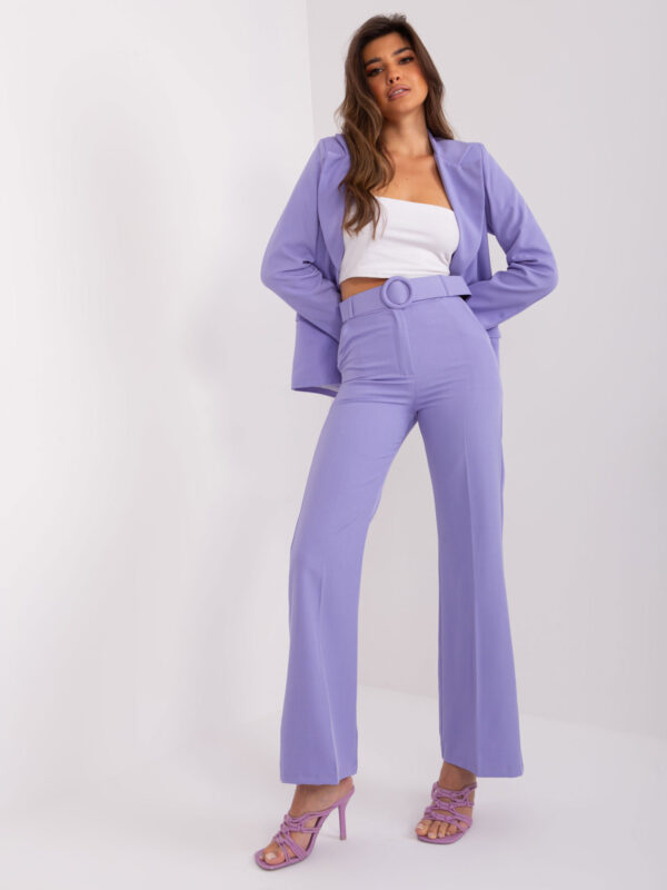 Лилави Дамски Панталони Italy Moda - Елегантност и Комфорт - Image 3