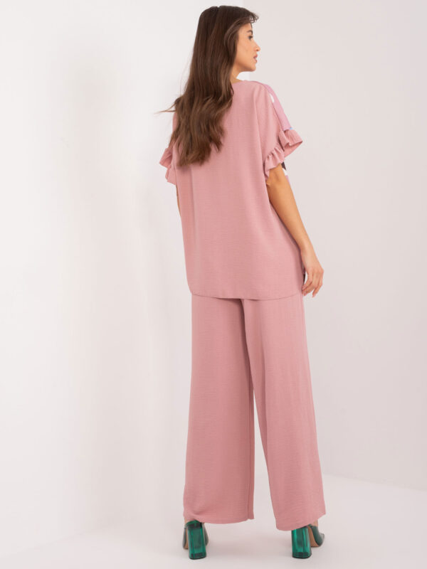 Тренди Комплект ITALY MODA Тъмно Розов - Image 3