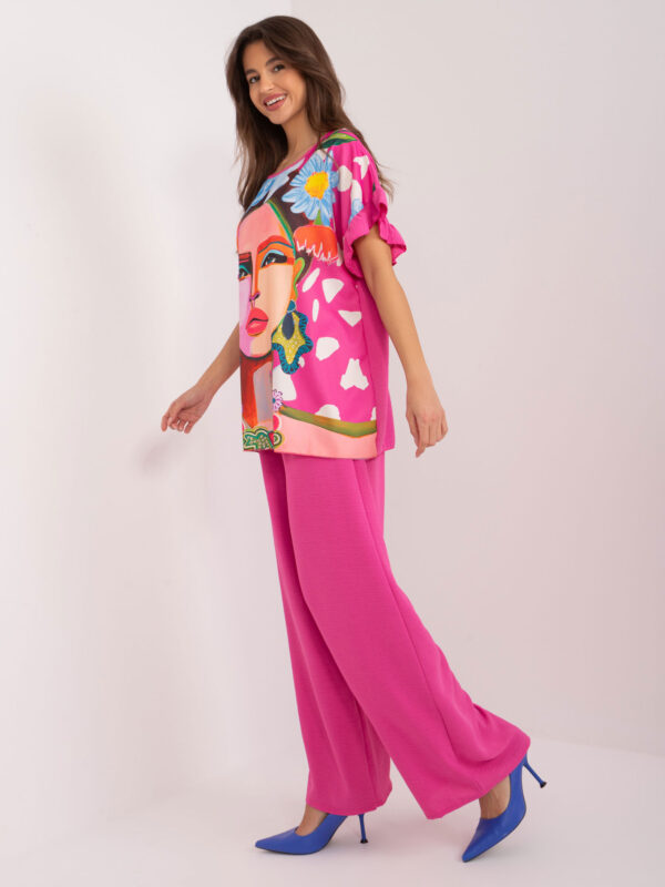 Елегантен Фуксия Комплект ITALY MODA - Най-добра Цена! - Image 2