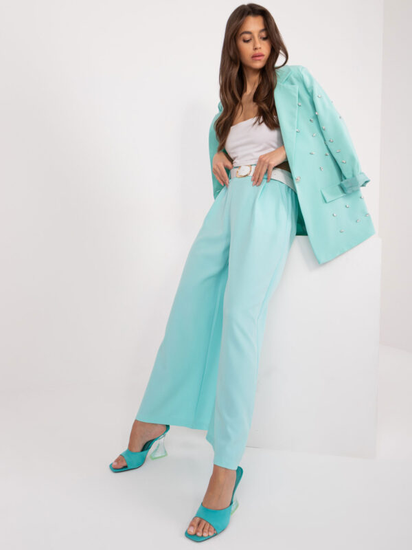Панталони ITALY MODA Мента - Елегантен Комфорт - Image 3