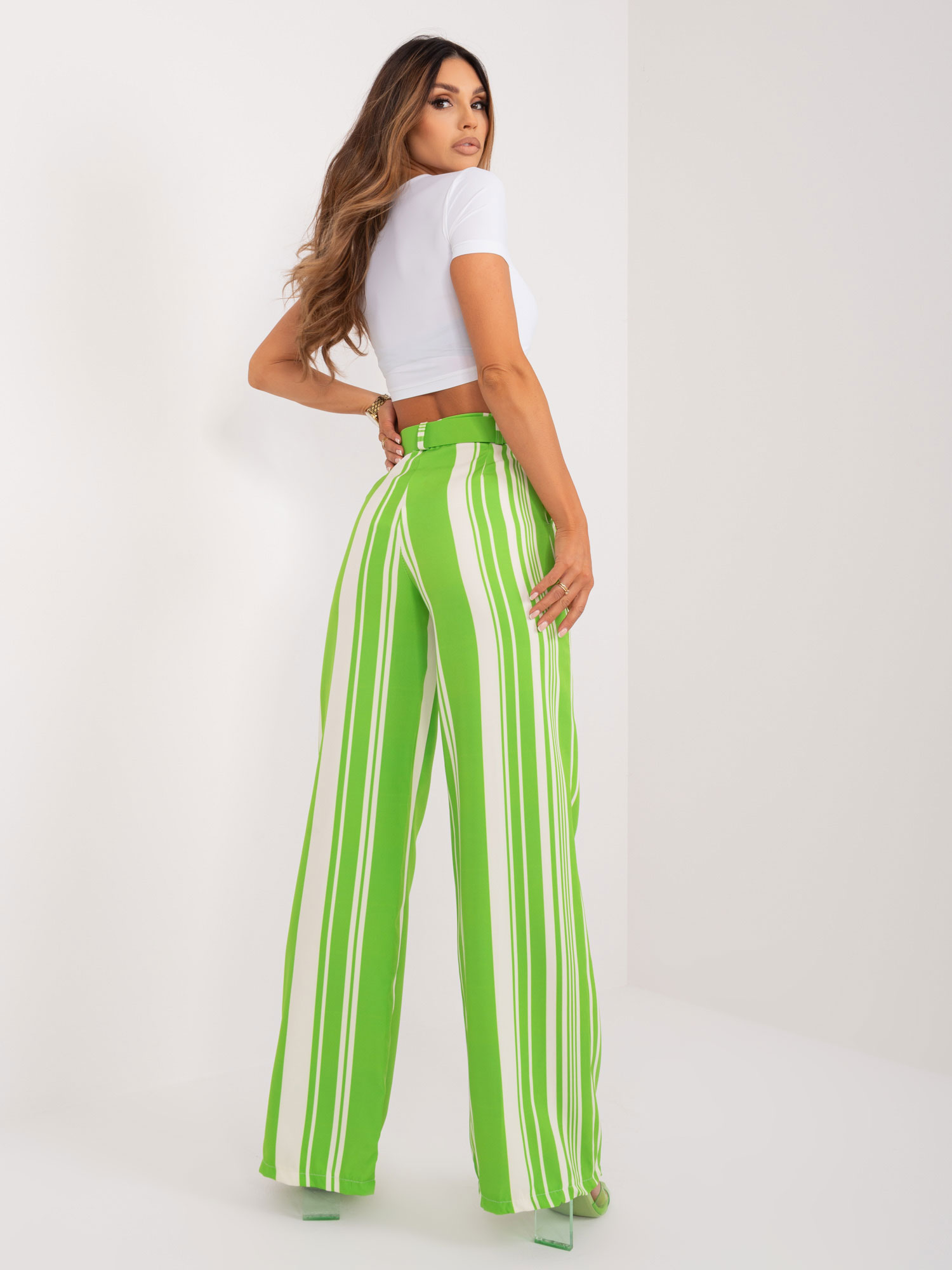 Светлозелени панталони ITALY MODA - Елегантни и удобни - Image 3