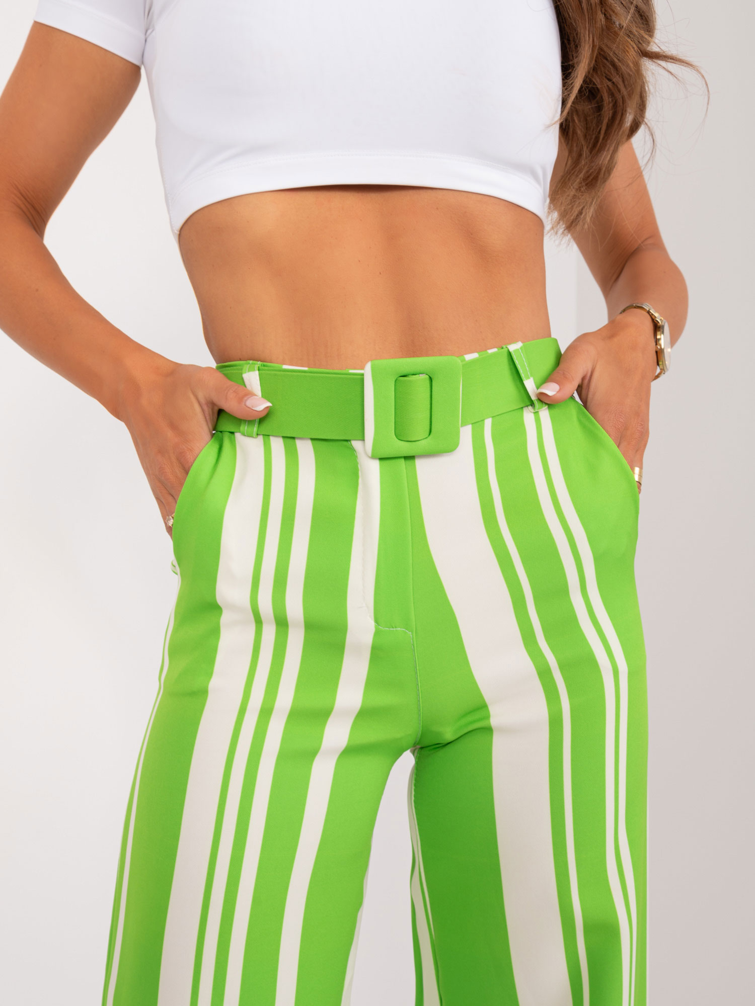 Светлозелени панталони ITALY MODA - Елегантни и удобни - Image 5