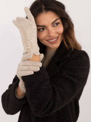 Бежови Ръкавици Wool Fashion Italia - Елегантност и Комфорт