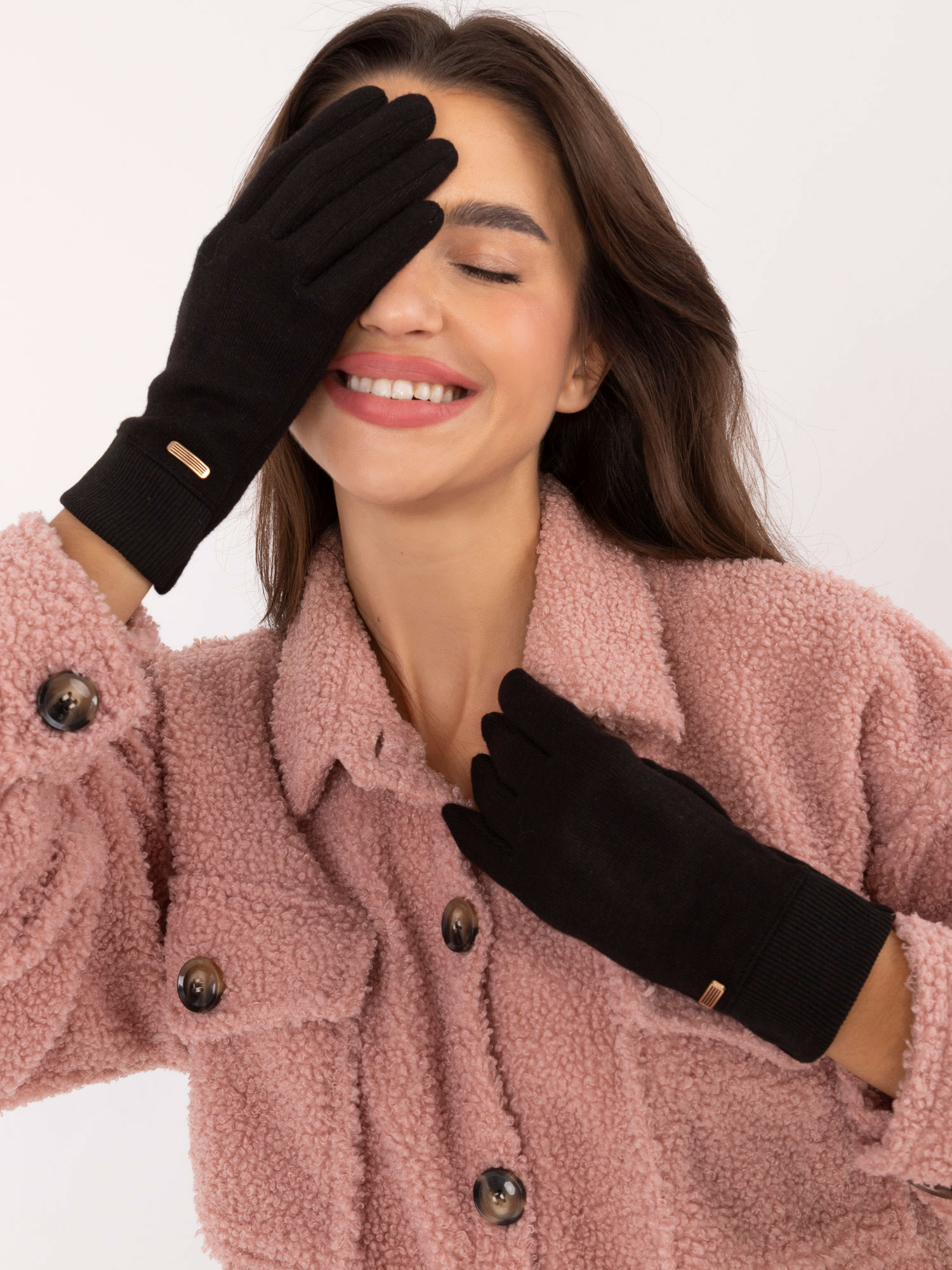 Черни ръкавици Wool Fashion Italia - стил и комфорт