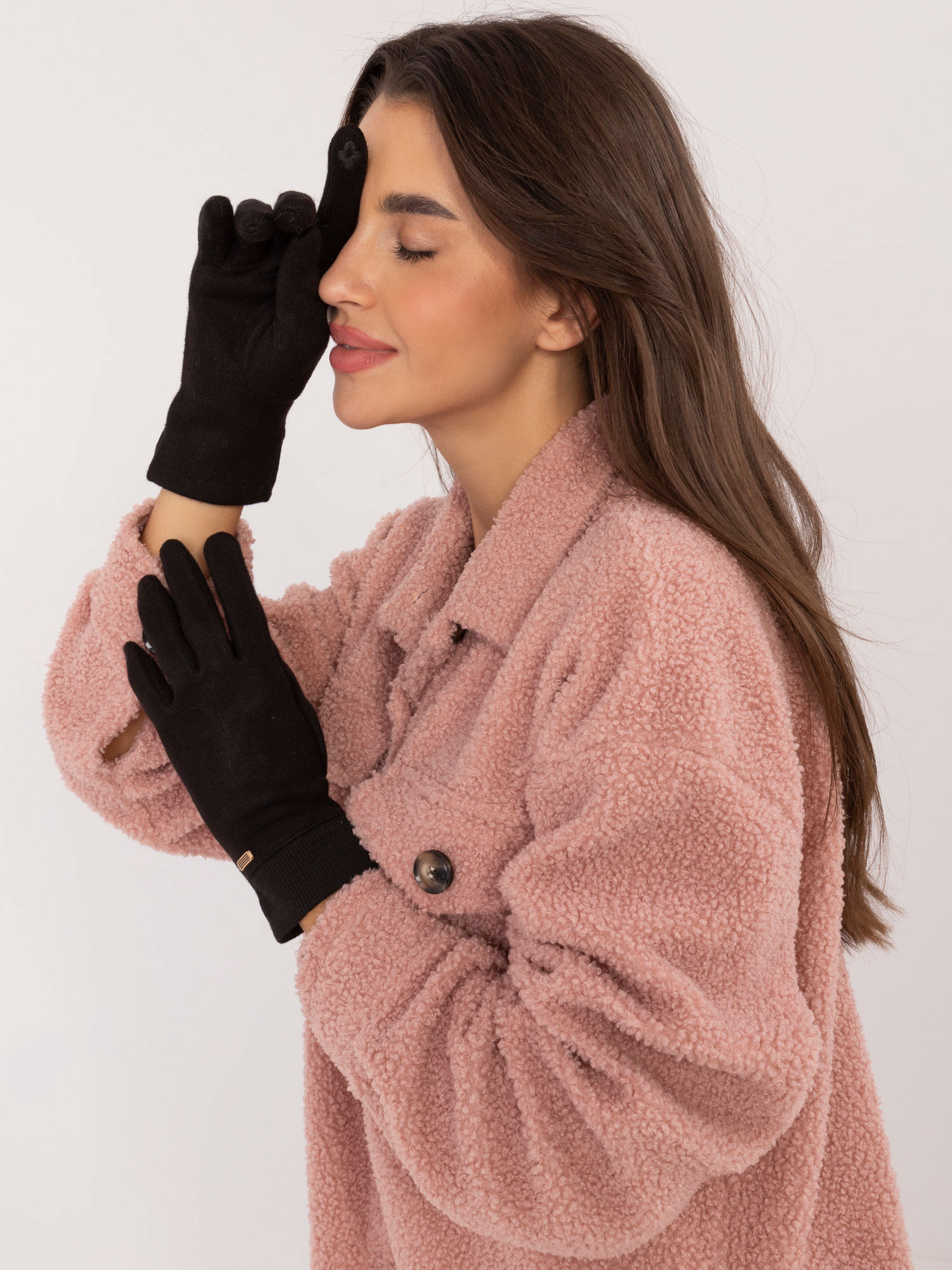 Черни ръкавици Wool Fashion Italia - стил и комфорт - Image 2