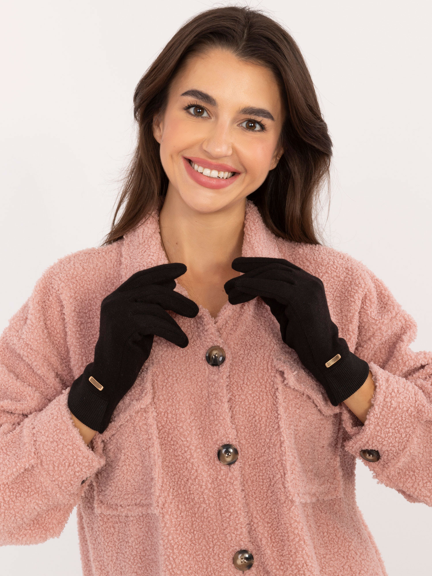 Черни ръкавици Wool Fashion Italia - стил и комфорт - Image 3