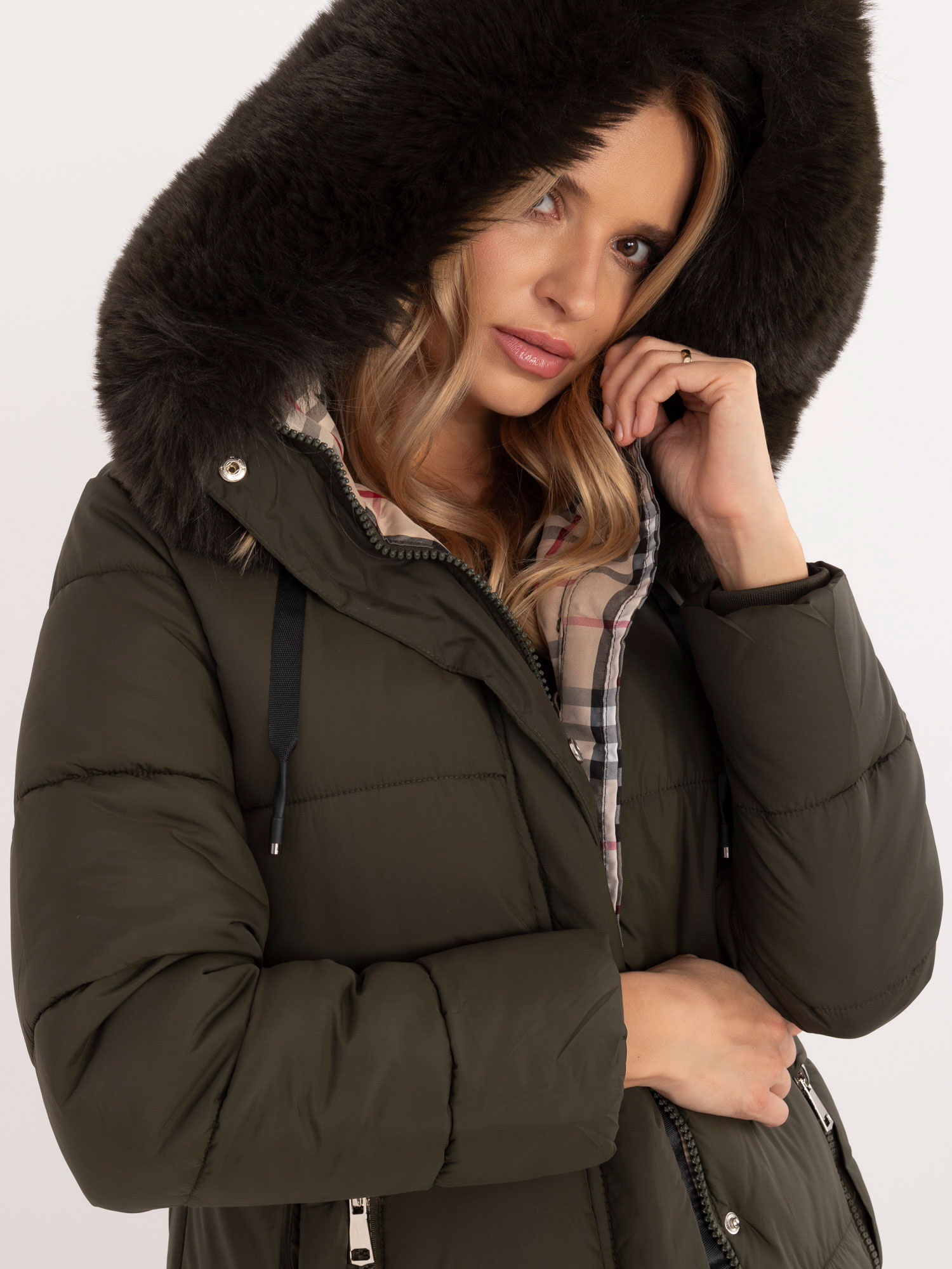 Khaki Яке SHOP SMILE - Есенна Стилна Защита - Image 2