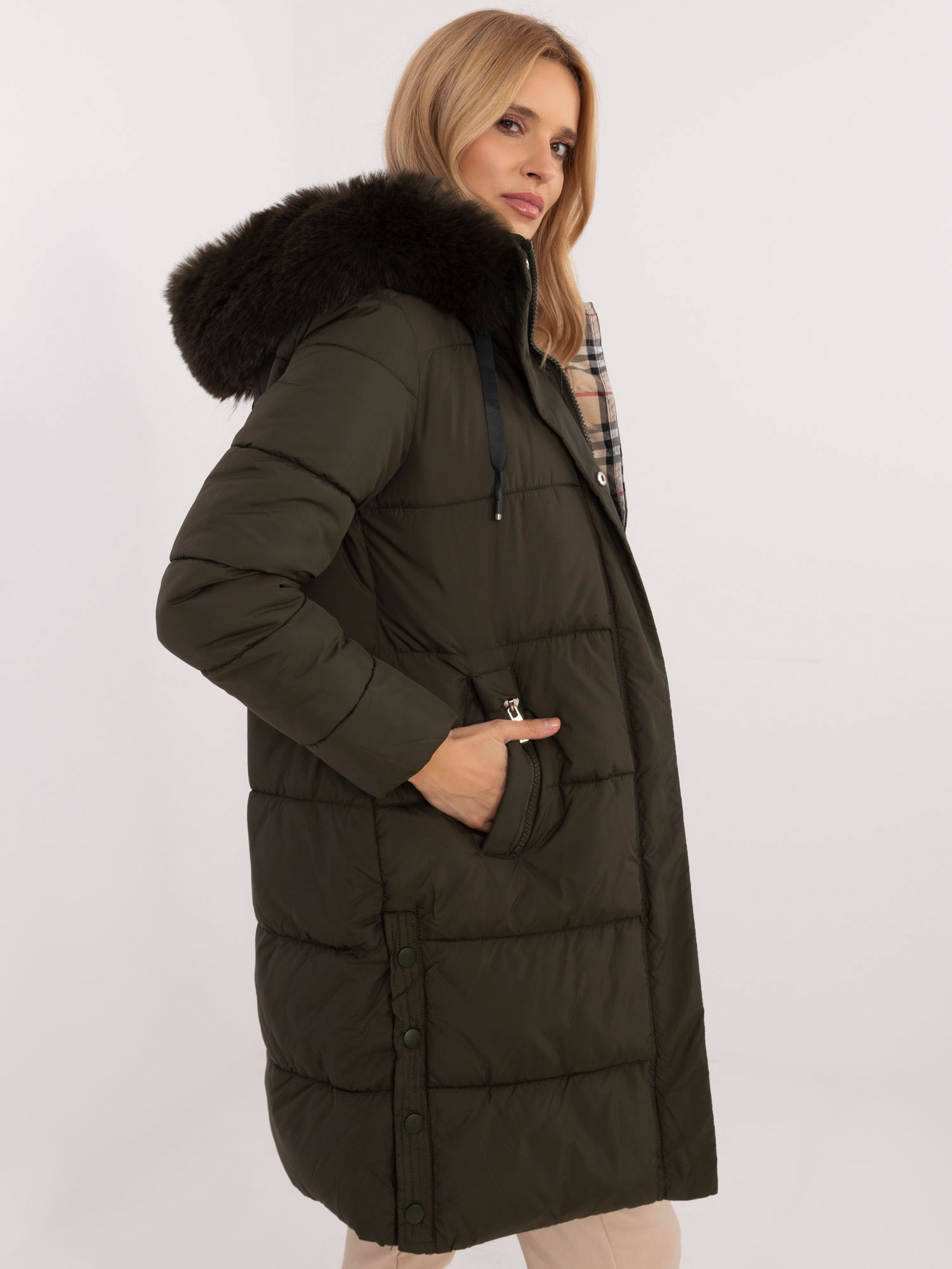 Khaki Яке SHOP SMILE - Есенна Стилна Защита - Image 4