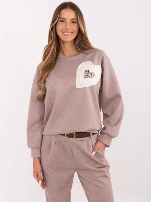 Бежова Блуза ITALY MODA - Елегантност и Комфорт - Image 3