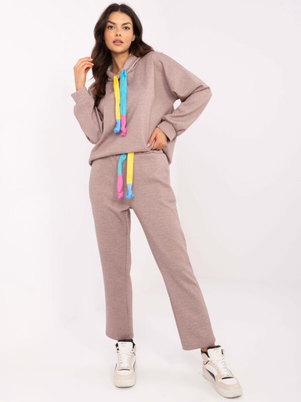 Тренди Комплект ITALY MODA Бежово - Елегантност и Комфорт - Image 3