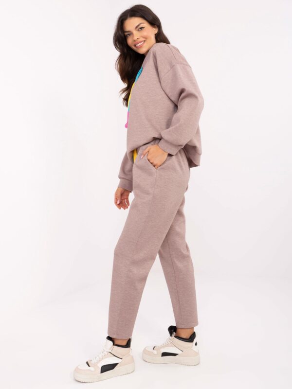 Тренди Комплект ITALY MODA Бежово - Елегантност и Комфорт - Image 4