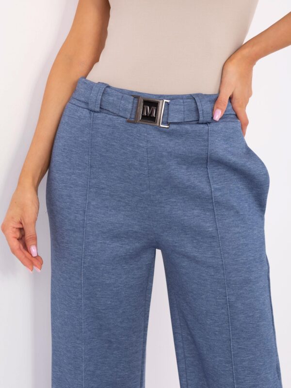 Тъмно сини панталони ITALY MODA - Елегантни и удобни - Image 2