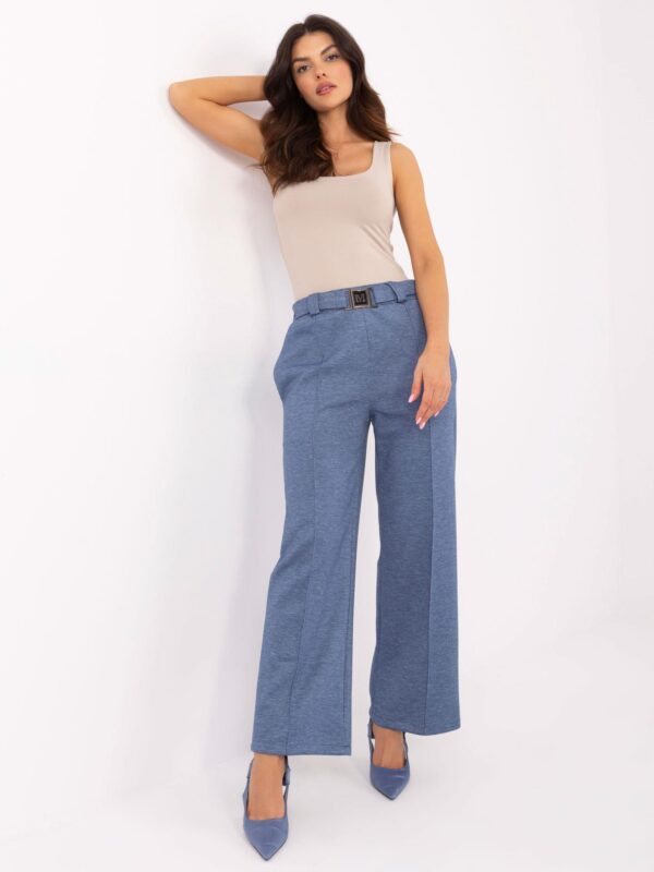 Тъмно сини панталони ITALY MODA - Елегантни и удобни - Image 4