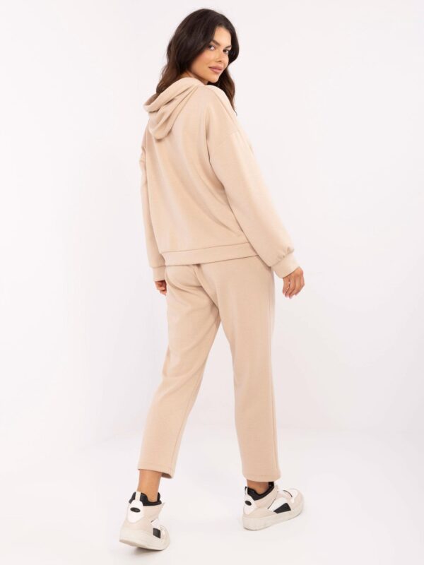 Бежов Комплект ITALY MODA - Елегантност и Комфорт - Image 4