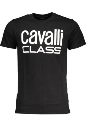 CAVALLI CLASS Мъжка тениска с къс ръкав - Черна