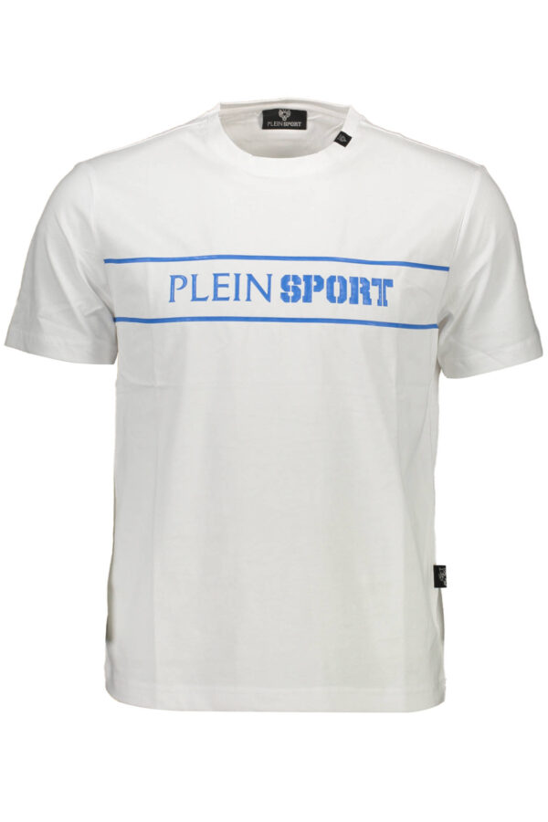PLEIN SPORT Мъжка тениска - Бяло Съвършенство